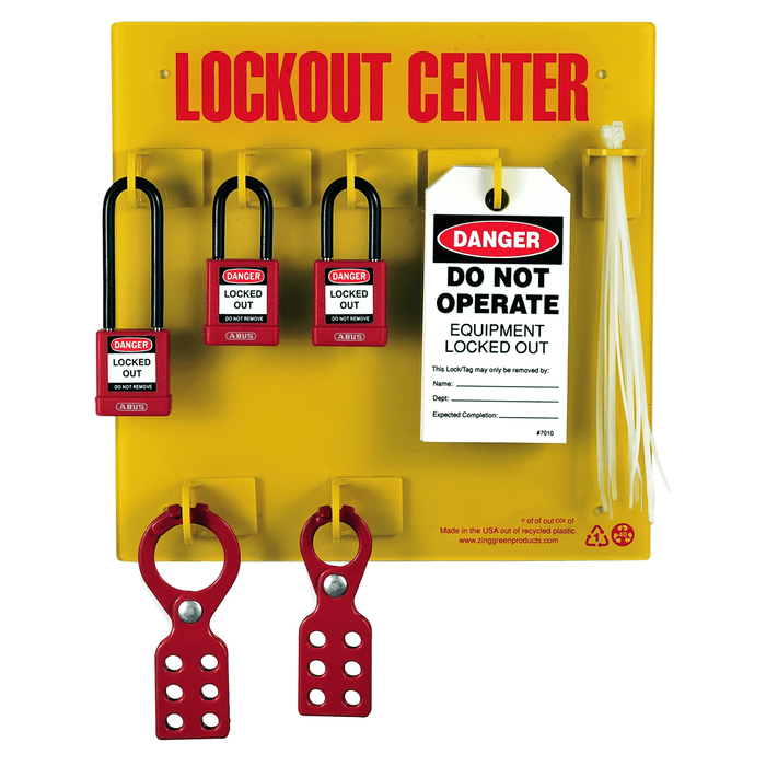 Abus Safety Lockout Board - Small Abus Safety Parts Abus Lock Co.