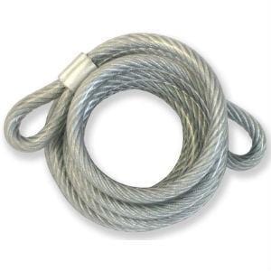 Braided Steel Security Cable 6' x 1/16" Padlocks Gino