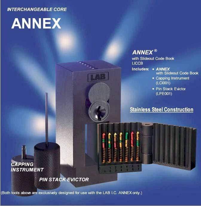 LAB Interchangeable Core Annex for SFIC (LICCB) IC Core LAB