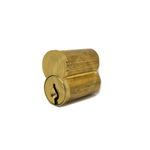 6 Pin IC Core "D" Keyway (Satin Brass) SFIC Core GMS Industries