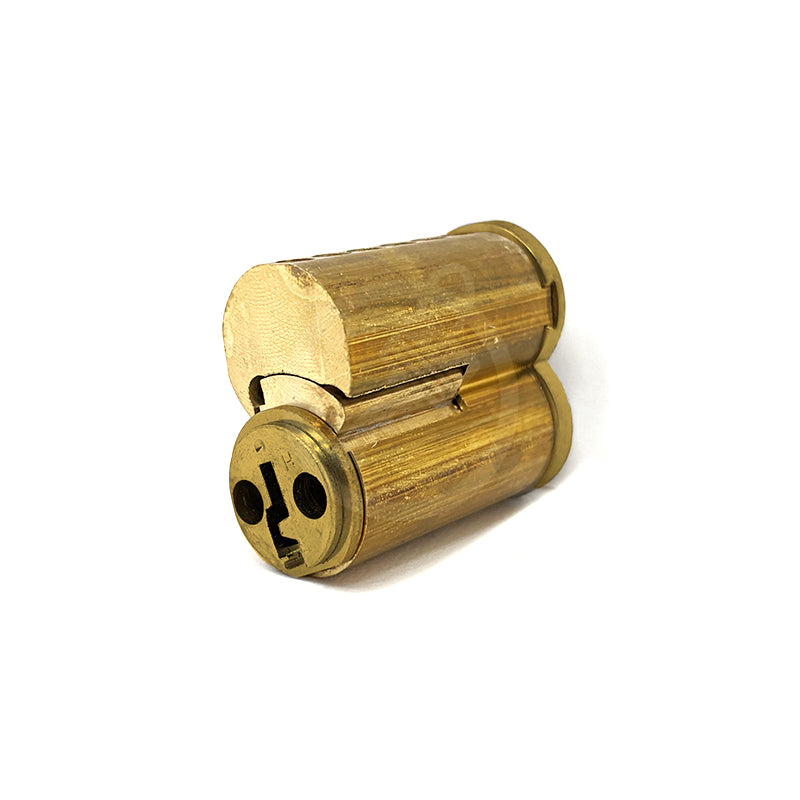 6 Pin IC Core "H" Keyway (Satin Brass) SFIC Core GMS Industries