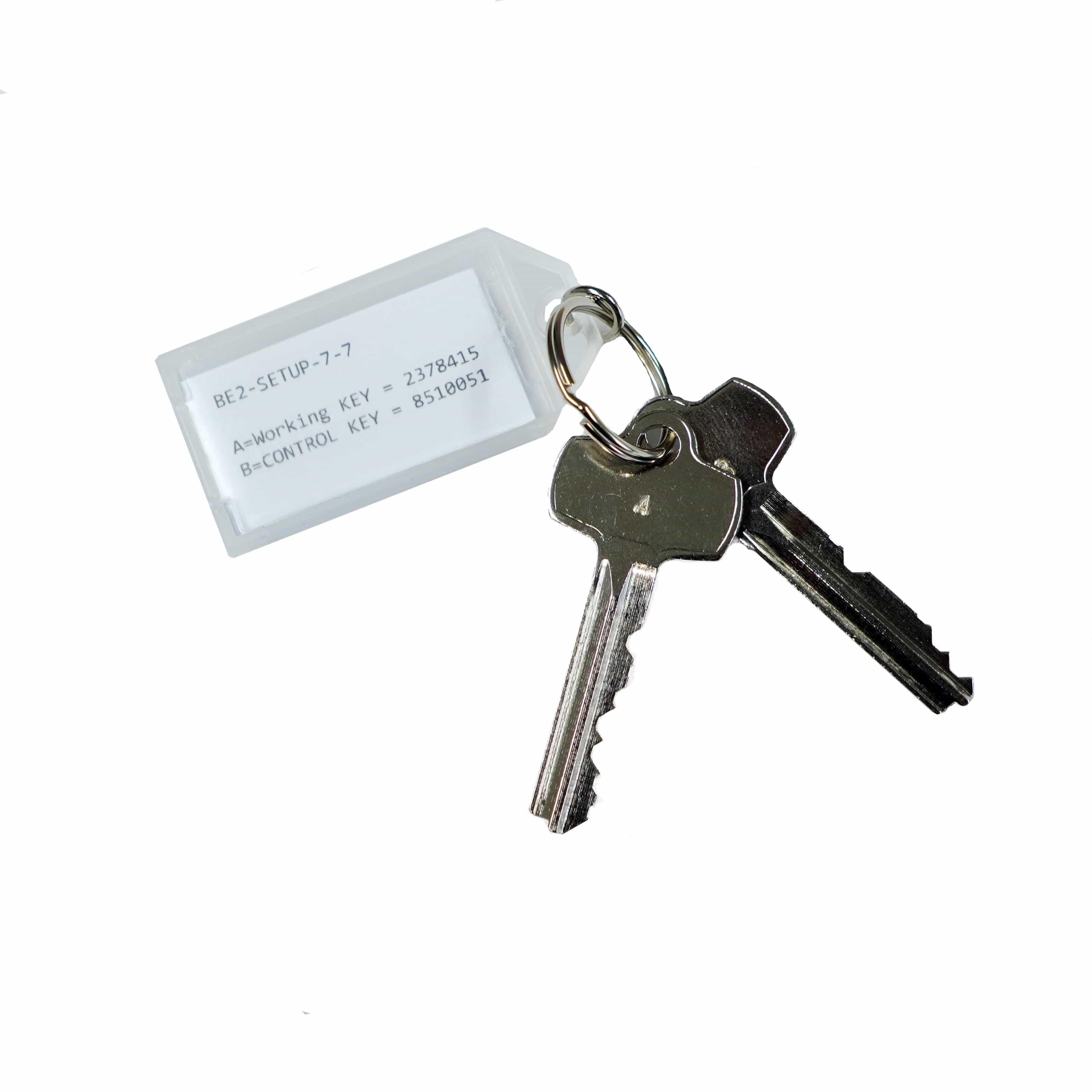 SFIC A2 7 Pin Setup Keys with Pinning Chart — CLK Supplies