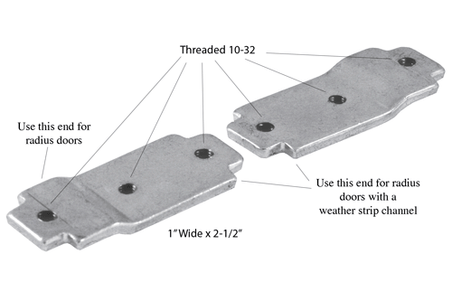 Storefront Door Hardware | Lock Mounting Bracket For Adams Rite Locks ...
