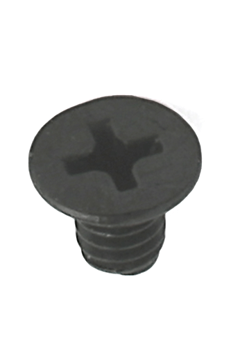 Narrow Style "Adams Rite" Face Plate Screws - Black  (10-pack) Cylinders & Hardware Major Manufacturing