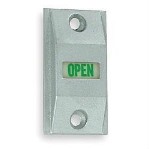 Storefront Door Hardware | Lock Indicator Set With Header Sign ...