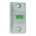 Lock Indicator Set With Header Sign - Aluminum Finish Cylinders & Hardware International Door Closers
