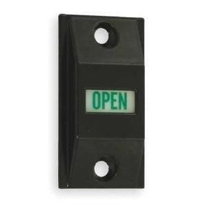 Storefront Door Hardware | Lock Indicator Set With Header Sign - Dura ...