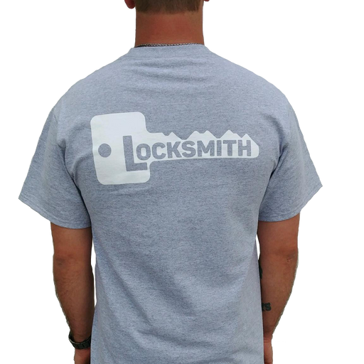 Locksmith T-Shirt - Grey Locksmith Apparel CLK