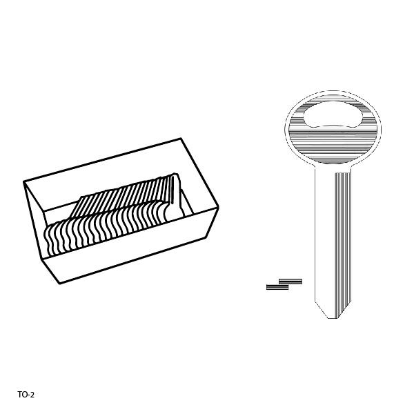 Ford 5 Cut (H50) DOOR Tryout keys